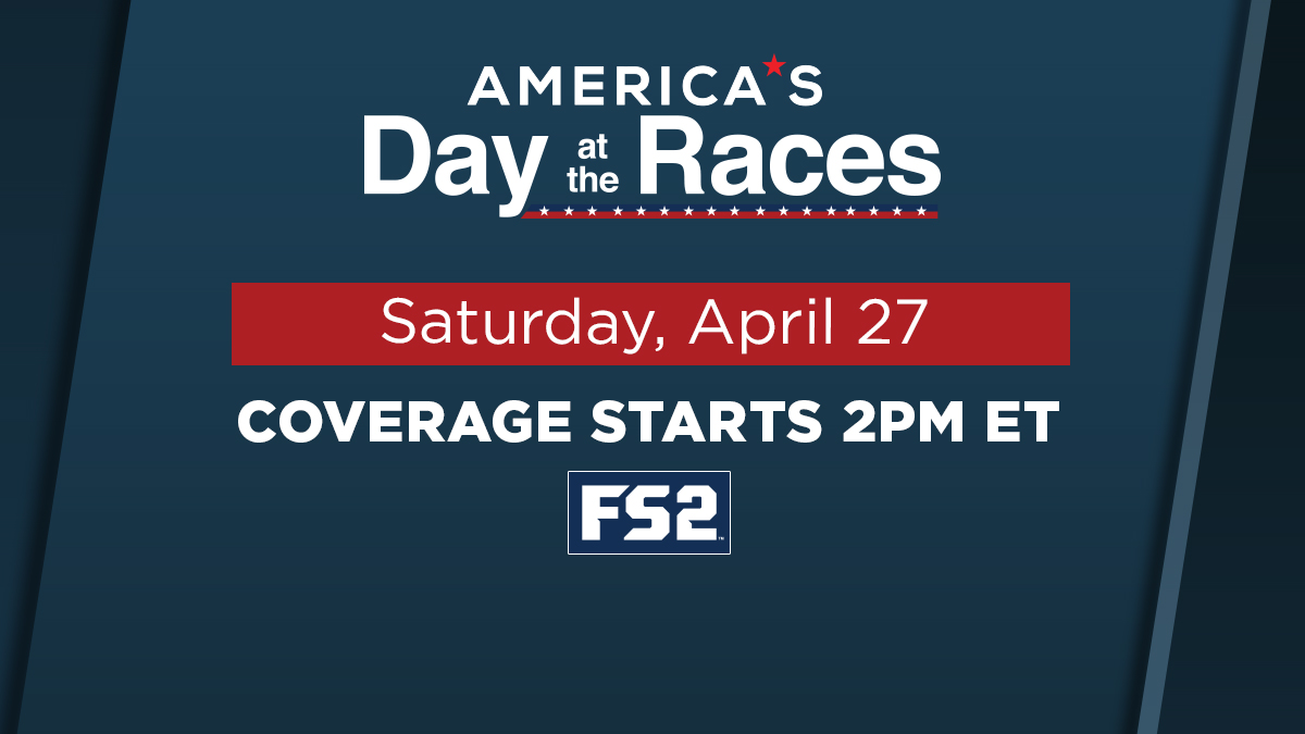 Watch America's Day at the Races starting at 2:00pm on FS2!