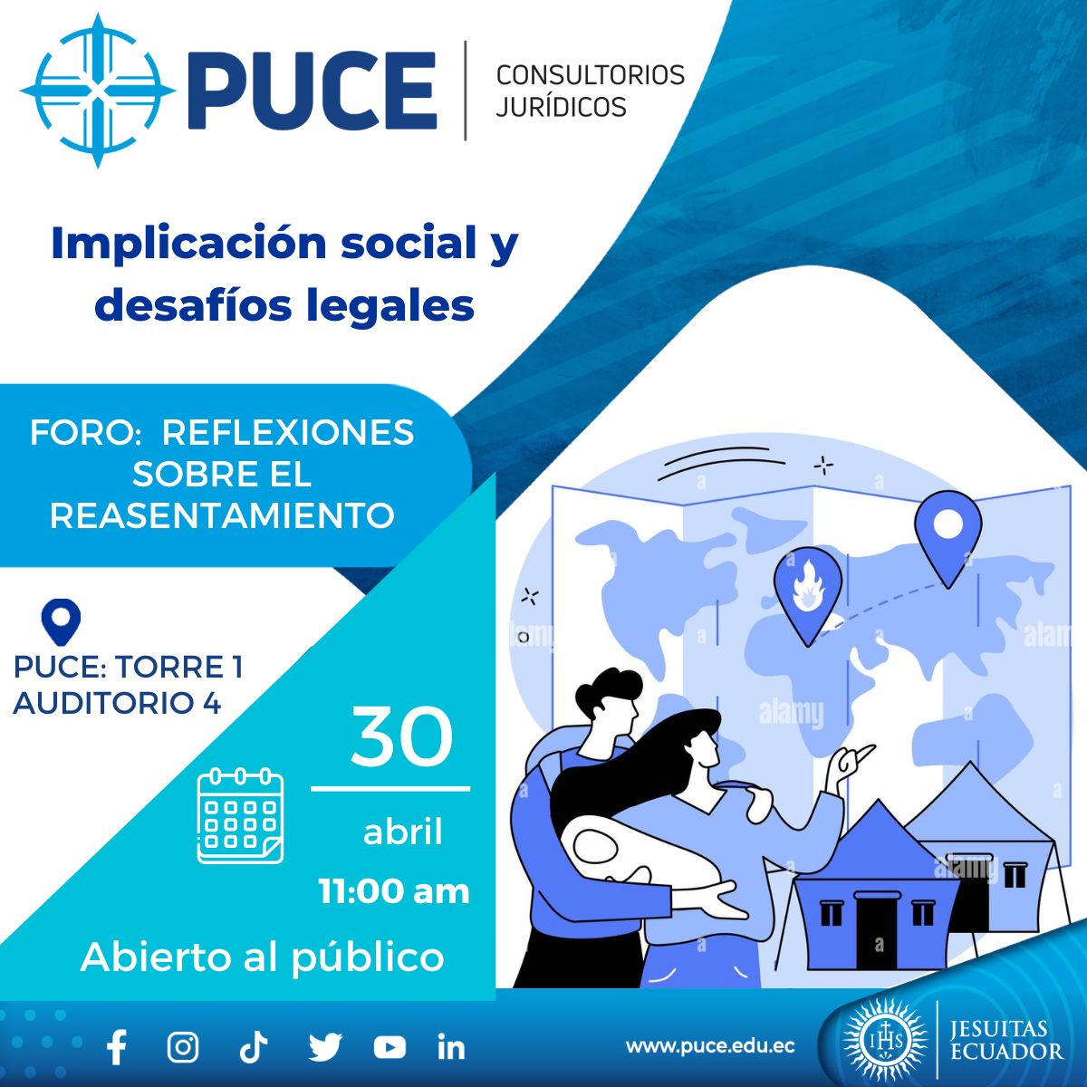 Consultorio Jurídico Gratuito PUCE tweet media