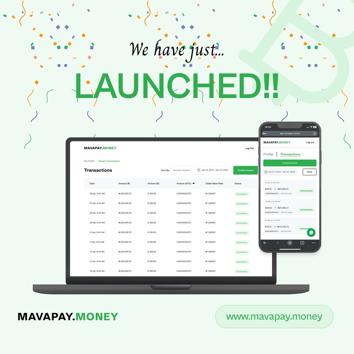 We are glad to announce that our beta testing is live.🚀 To experience #Bitcoin to Naira in seconds(lightning speed) ⚡️ Visit mavapay.money Sign Up and Complete KYC(few minutes)⏱️ CC:@btrust_builders