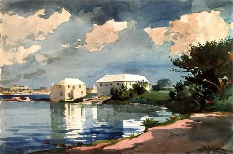 Winslow Homer (1836 - 1910) Salt Kettle, Bermuda,1899.