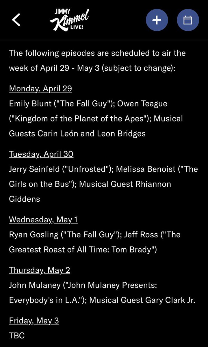 #johnmulaney will be a guest on @JimmyKimmelLive Thursday May 2nd