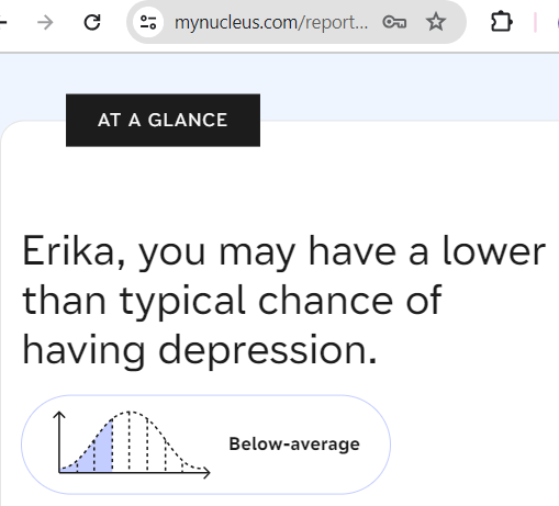 @KianSadeghi5 i got the 23andme based report for $39, and the results pretty descriptive of the things i can see :D Reassuring to see i have normal or below average risks for stuff like heart disease, high blood pressure, type 2 diabetes, several types of cancer, arthritis. All except…