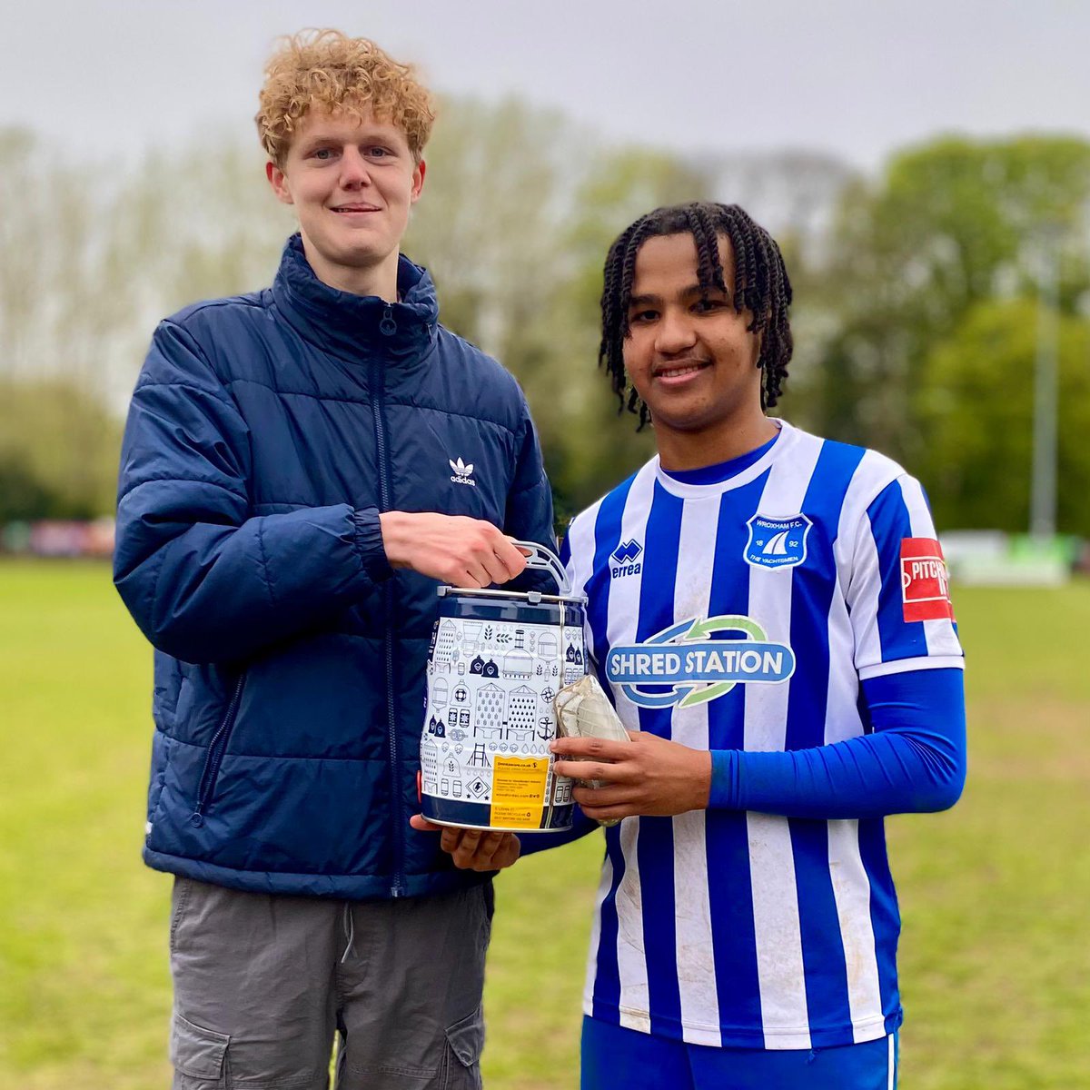 Wroxham FC (@the_yachtsmen) on Twitter photo Today’s Volt IPA man of the match is <a href="/RioAbodunde/">Rio Abodunde</a> - pictured receiving his award from <a href="/GeoPur1881/">George Purvis</a> Today’s Volt IPA man of the match is <a href="/RioAbodunde/">Rio Abodunde</a> - pictured receiving his award from <a href="/GeoPur1881/">George Purvis</a>