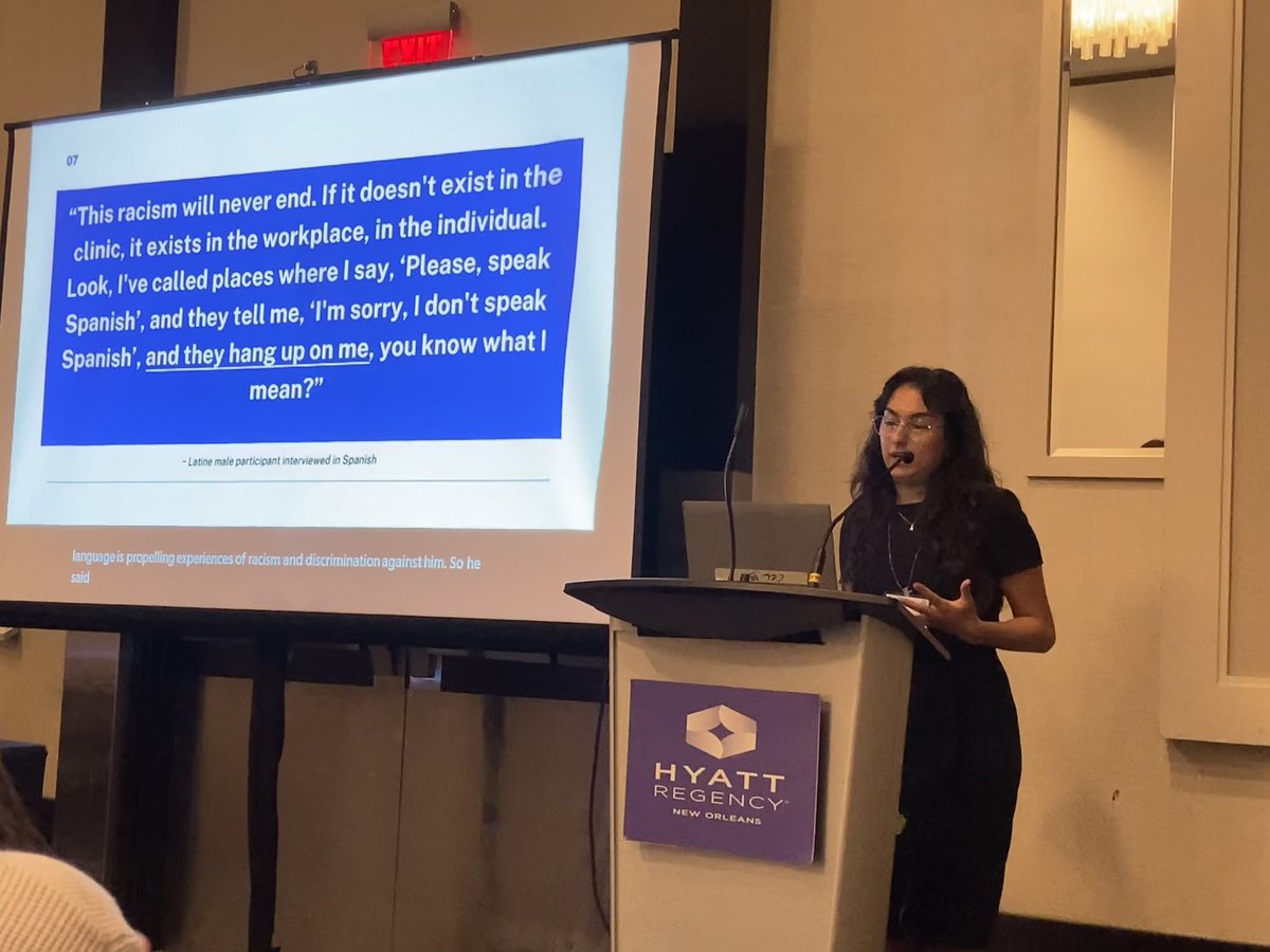 Tremendously powerful presentations on #antiracism in #thisispedspsych, including our very own undergraduate star Dara Oliveira 🌟from @KristinLongPhD1’s Child & Family Health Lab! The future of peds psych is BRIGHT!! #SPPAC2024