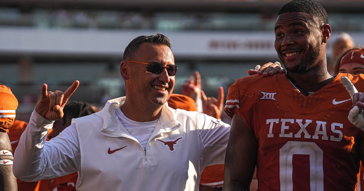 What Steve Sarkisian said about Ja'Tavion Sanders, the No. 101 overall pick in the 2024 NFL Draft STORY from @josephcook89 (FREE): on3.com/teams/texas-lo…