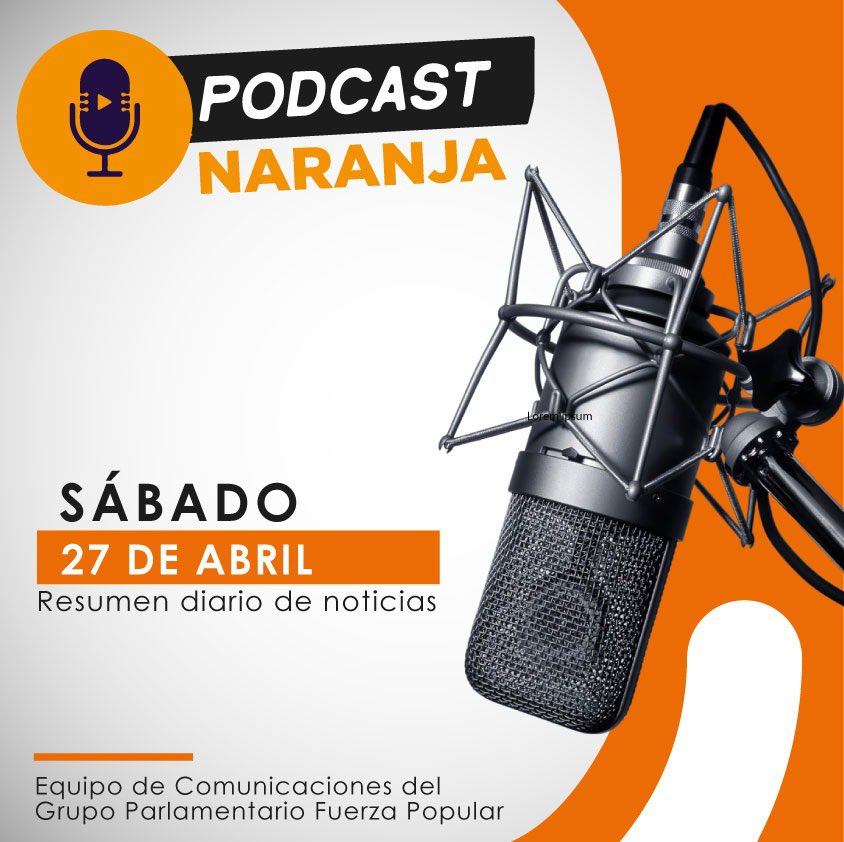 #PodcastNaranja 🎙️Estas son las noticias más importantes de hoy, 27 de abril. No te olvides escuchar el resumen de noticias más completo. open.spotify.com/episode/7wUatb…