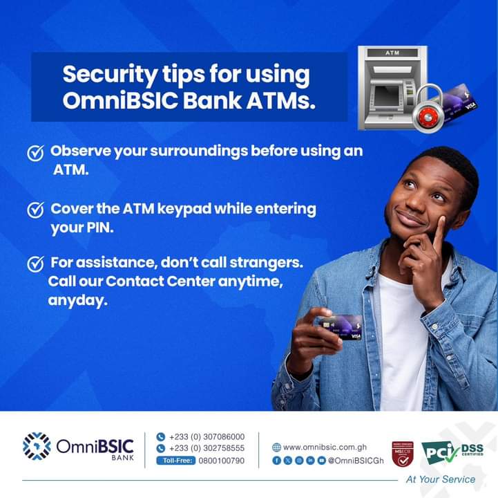 Kem45813880's tweet photo. Security tips for using OmniBSIC Bank ATMs. 👇

#OmniBSICBank #AtYourService
https://t.co/i6BO360k3y

Mo Salah | Mr Beautiful | Appiatse

#Token2049 #KeytoWeb3 #Bybit https://t.co/OerSJoHyRf