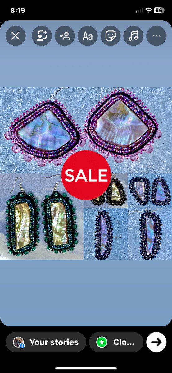 Natural Abalone for Mother’s Day!! Snag while on sale - earrings are $60 and necklaces are $48. Free shipping too w code YODA! @NDNbeadmarket look-beadwork.myshopify.com