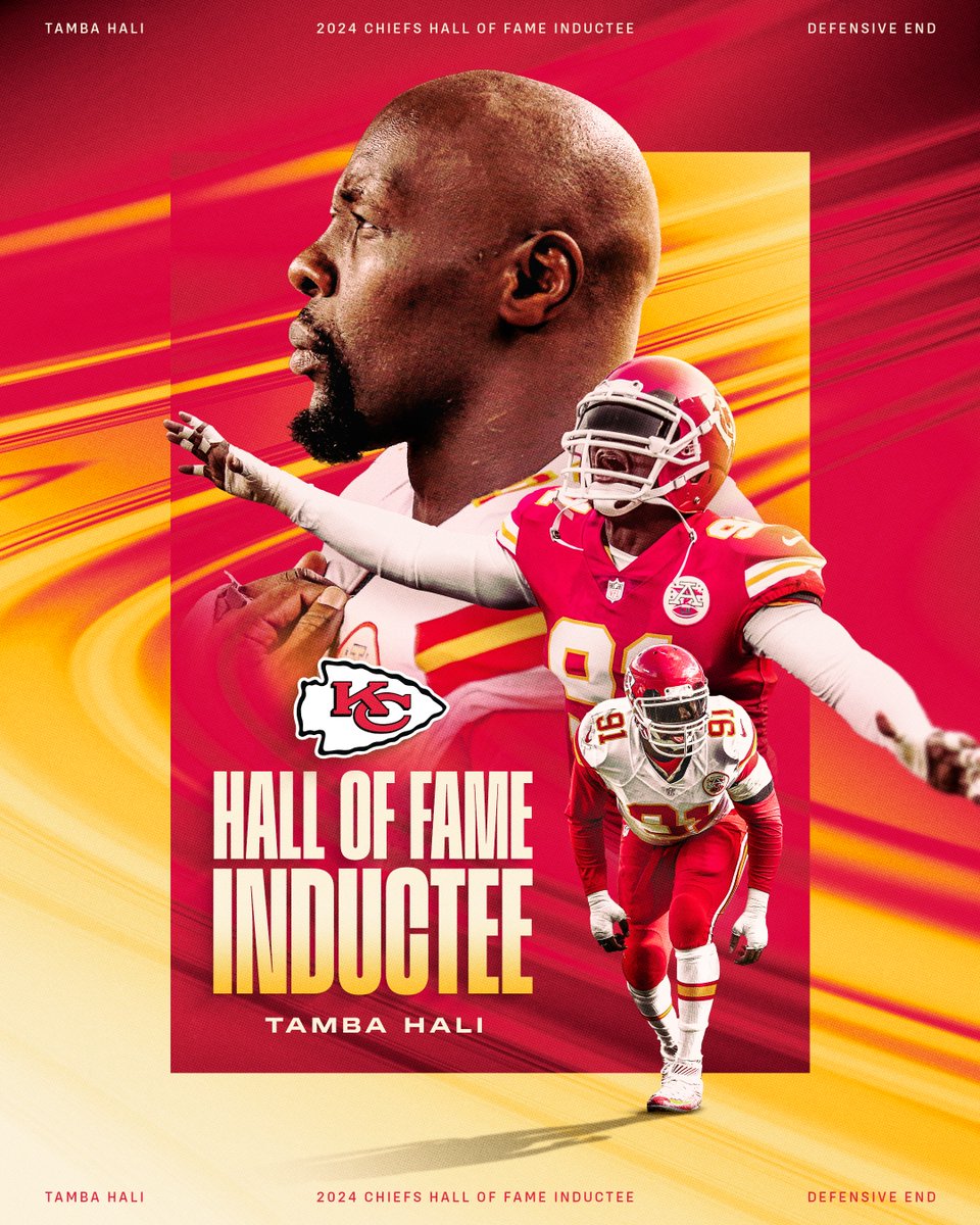 Tamba's time is here! Welcome to the Chiefs Ring of Honor, @tambahali91. You deserve it. 📝 chfs.me/halichof