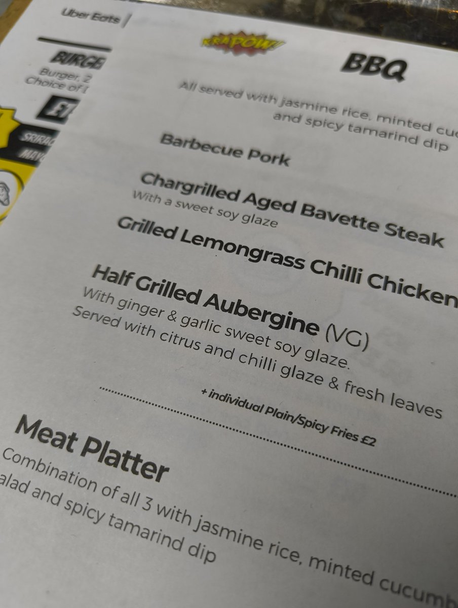 I wish they'd put a bit of effort in and grill their aubergine properly.