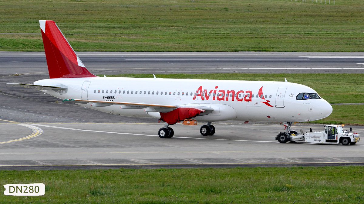 Avianca A320-251N msn 12069 F-WWBS / N920AV Leaving paintshop in hybrid livery 26.04.2024