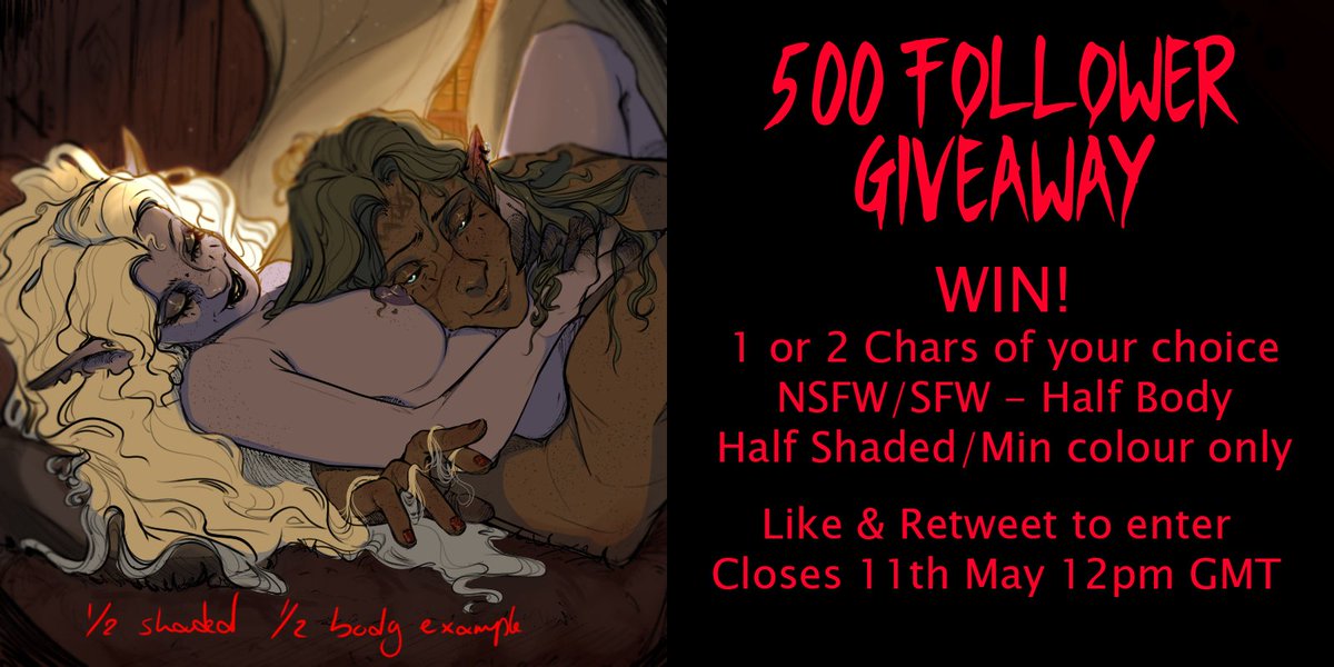 NxoxArt's tweet photo. Since we're close to 500 followers decided to do an art giveaway! ❤️+ ♻️ to enter. 

Ends 11th May 2024 12pm GMT https://t.co/VN3TQEj0qQ