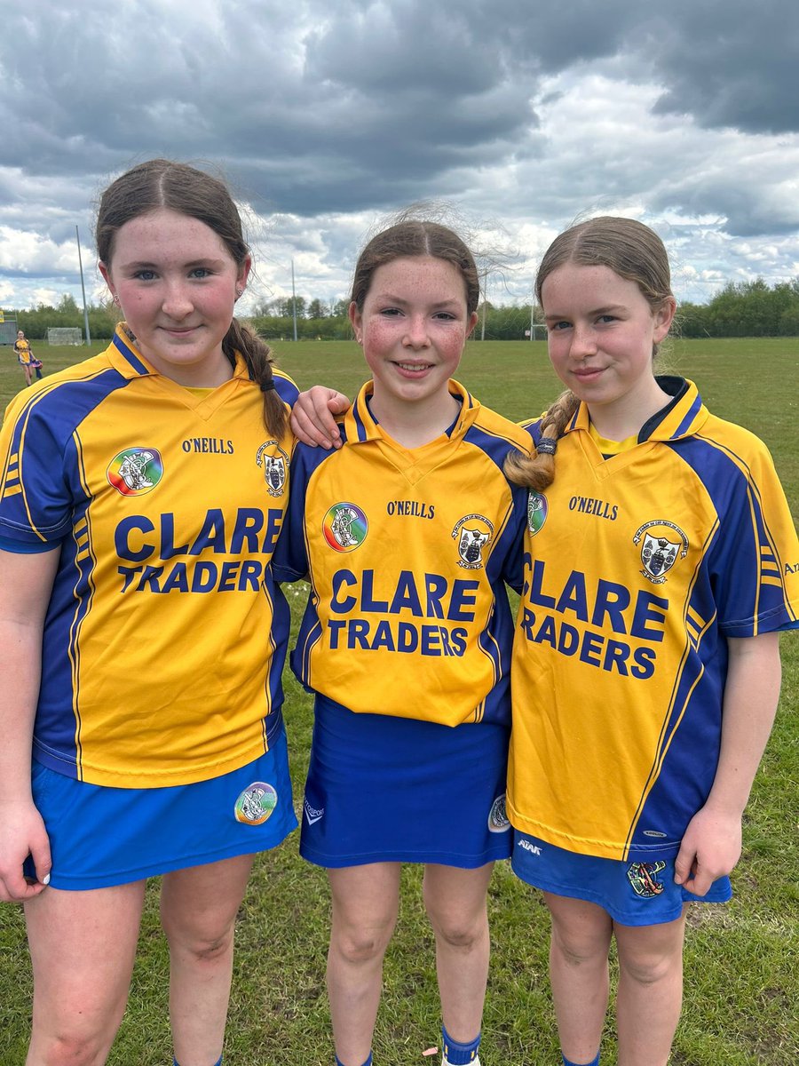 Well done to our girls today for @ClareCamogie U14’s. Great to see so many of our talented girls playing for their county 💙💛