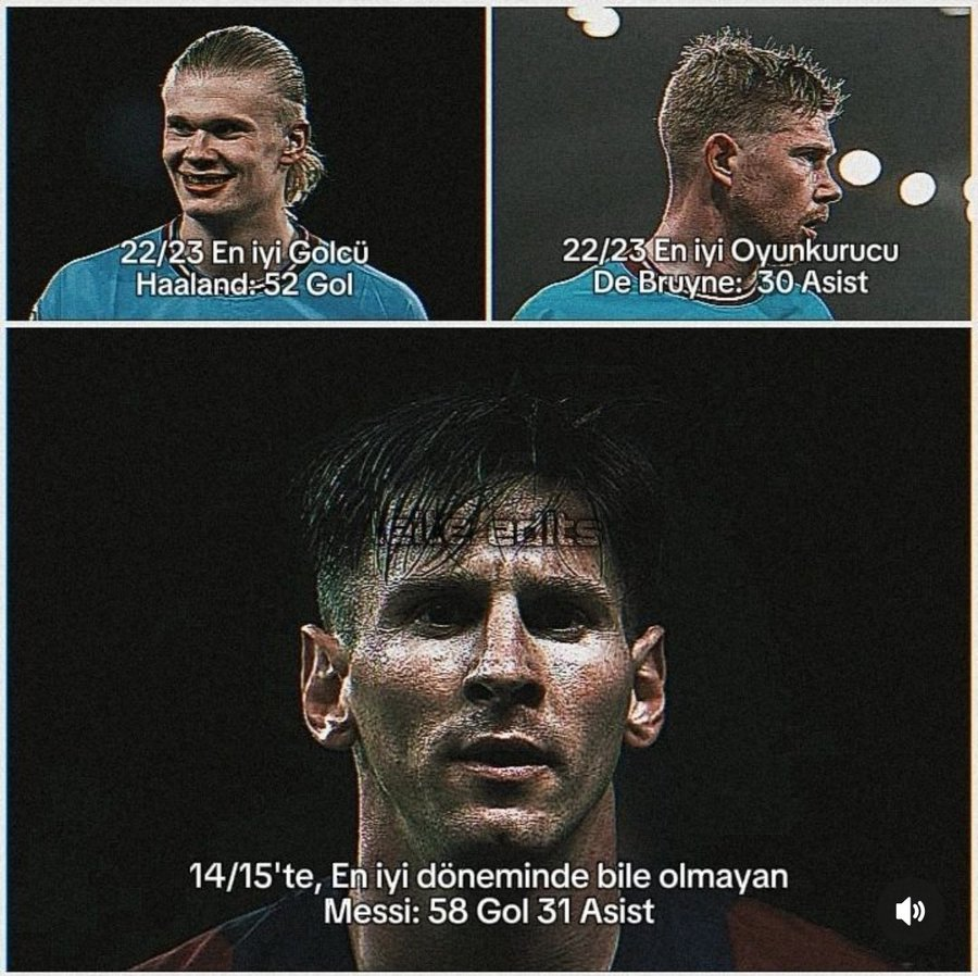 Messi was doing both Haaland and KDB's job AT THE SAME TIME!