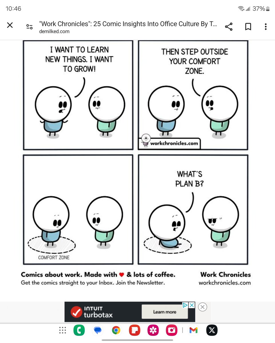 MADanylchuk's tweet photo. I love this work comic strip "Work Chronicles" that my phone recommended for me this morning. 
Any leaders come across this before? https://t.co/z9aRqpfH5G