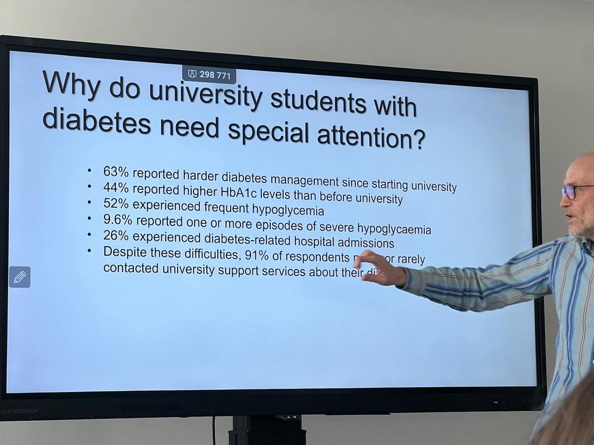 At the PSAD. This is why we need the ADAPT programme adapt.diabetes-at-university.info @Uni_of_Essex @DiabetesUK @RichardIGHolt @parthaskar