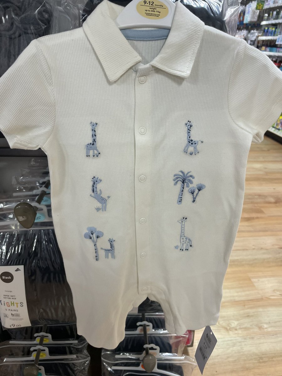 MollyRStorey's tweet photo. @HelpAtGeorge hello would you be able to advise if this item comes in 12-18 and where I can find it if so please. Only one random one in my local store. https://t.co/IHEcXwCPpe