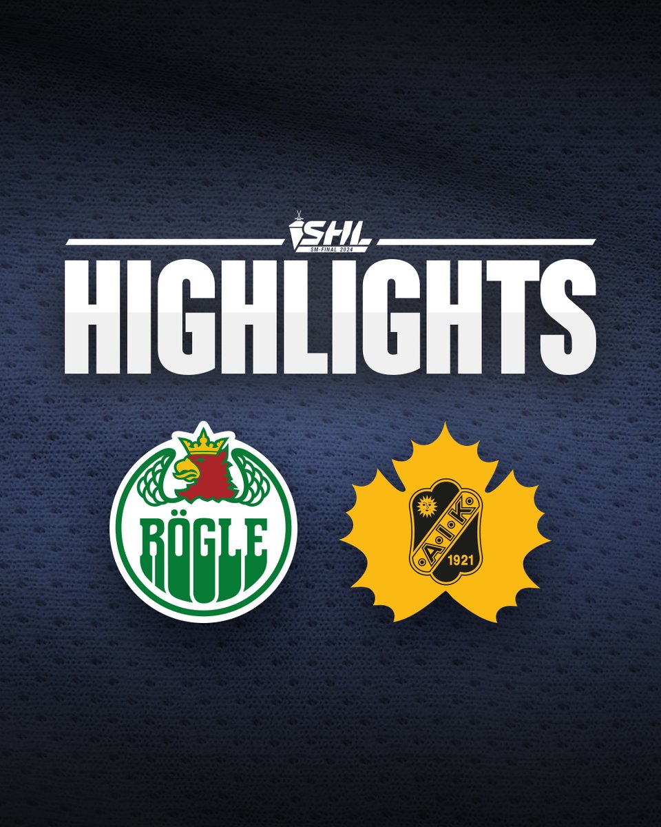 Highlights från match 4 🔥
📲 shl.se/highlights

#RBKSKE #SHL #twittpuck #ishockey #svsshl