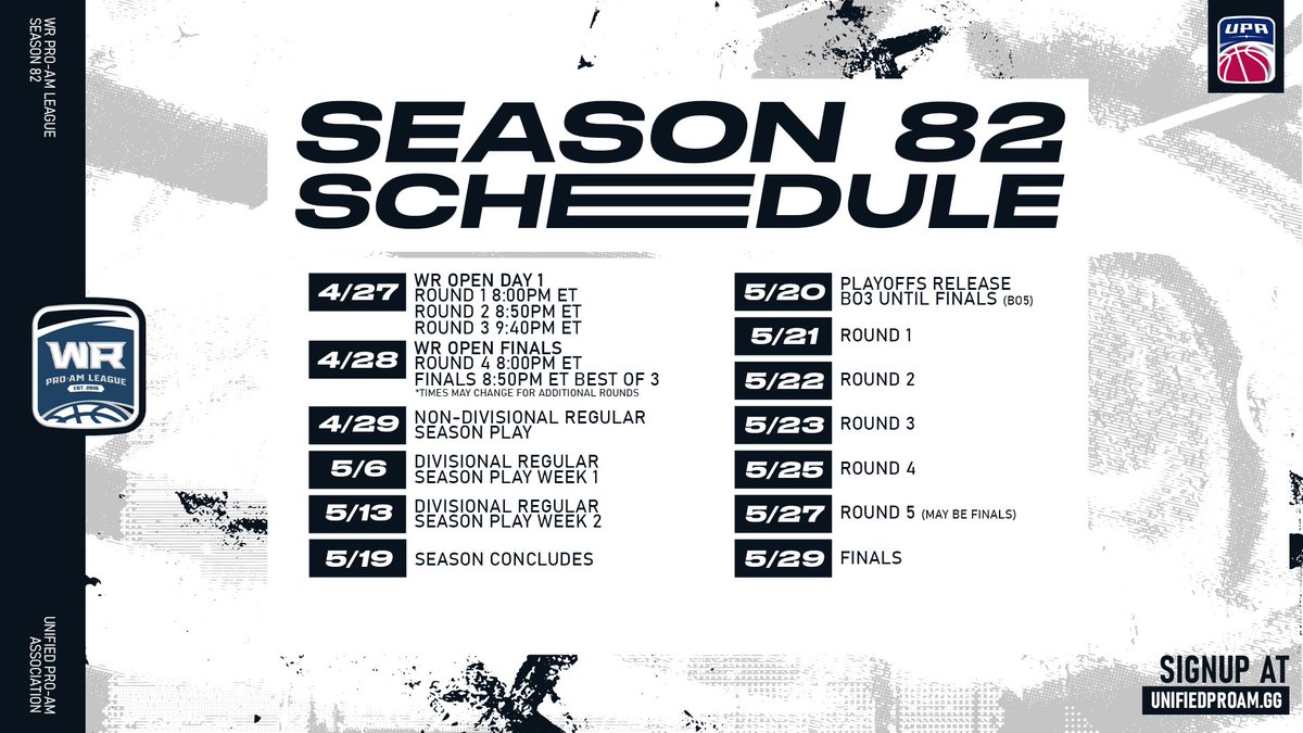 WR Open Season 82 is here! First 3 rounds due tonight. Post series results in Discord when they finish. Teams may play early. Bracket: bit.ly/44kYwpU WR Rules: bit.ly/4d8OPPg Captain's List: bit.ly/45WV19J Season Registration: bit.ly/3VZBJOe