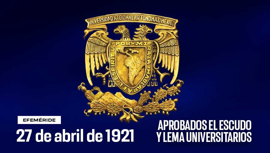 “Por mi raza hablará el espíritu”. #UnDíaComoHoy de 1921 se aprobaron el escudo y el lema universitarios. ¡#GOYA! En @Gaceta_UNAM puedes leer “Un siglo de identidad” 💙💛 > bit.ly/3LnGSZJ