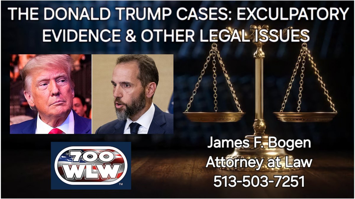 Happy to appear w/ @DanielLCar54963 on @700wlw to discuss a prosecutor's legal duty to disclose exculpatory evidence under Brady v. Md (accidentally mentioned another case 😂) & other legal issues in the #Trump cases. Segment starts around 55:21- iheart.com/podcast/71-mik… 📻⚖️🇺🇸