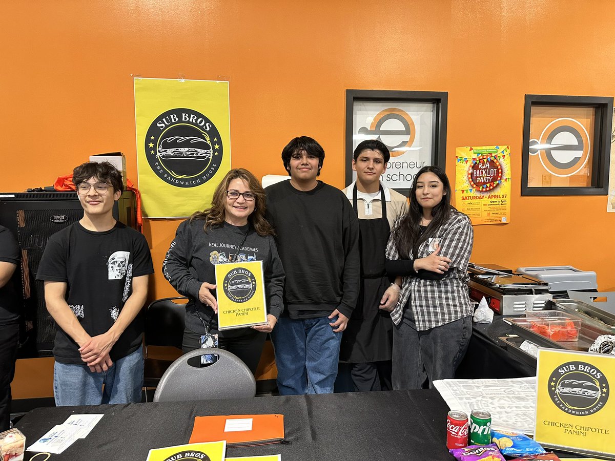 Our Entrepreneur High San Bernardino scholars demonstrating and applying their business knowledge. So proud to be a part of REAL Journey Academies and can’t wait to see our rising scholars develop even more with their business management and entrepreneurial skills.