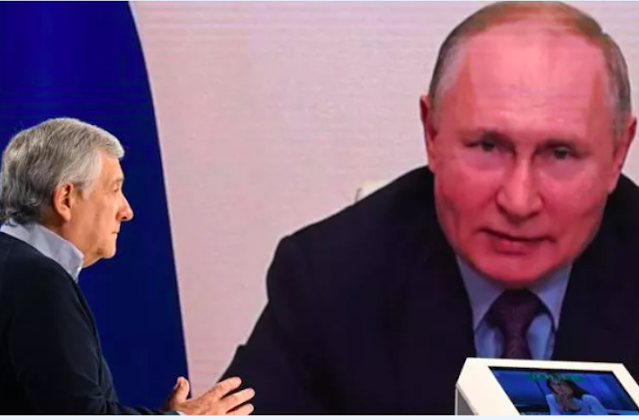 viaggrego's tweet photo. #Putin risponde alle #Sanzioni #Italiane ed #Europee alla #Russia, #Nazionalizzando le #Aziende con #filiali in Russia come #Ariston e #Bosch! #Tajani forse si aspettava un mazzo di #fiori??? https://t.co/QrWkJeJQ1d https://t.co/kxtRwojv1l