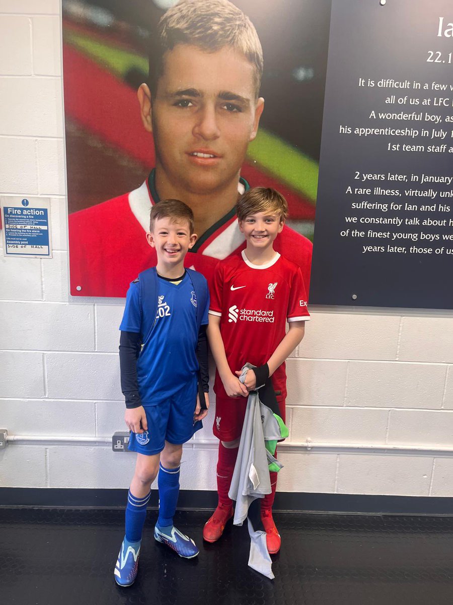 Quality against Liverpool today are kid 💪🏻⚽️