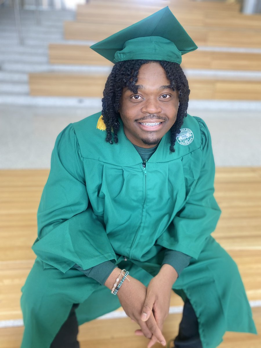 Officially Graduated from Michigan State University yesterday💚🤍👨🏽‍🎓. #SpartanGrad24