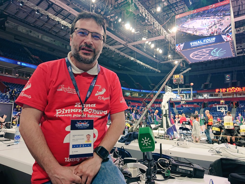 Iván Serres (@rtve_serres) on Twitter photo Final entre cuatro de la #BasketballCL de 2024, una experiencia baloncestística más en la mochila, un motivo para más ver mundo y reforzar amistades... 😊 Final entre cuatro de la #BasketballCL de 2024, una experiencia baloncestística más en la mochila, un motivo para más ver mundo y reforzar amistades... 😊