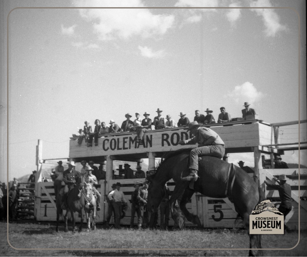 CrowsnestMuseum's tweet photo. Yeehaw!

As prepare to let your inner cowboy (or cowgirl!) loose this weekend at the Kananaskis Pro Rodeo, here is a look back at some vintage photographs of rodeo in the Crowsnest Pass to get you in the spirit.

#rodeo #crowsnestpass #cowboy #cowgirl #kananaskisprorodeo https://t.co/CGmB1ZAqrT