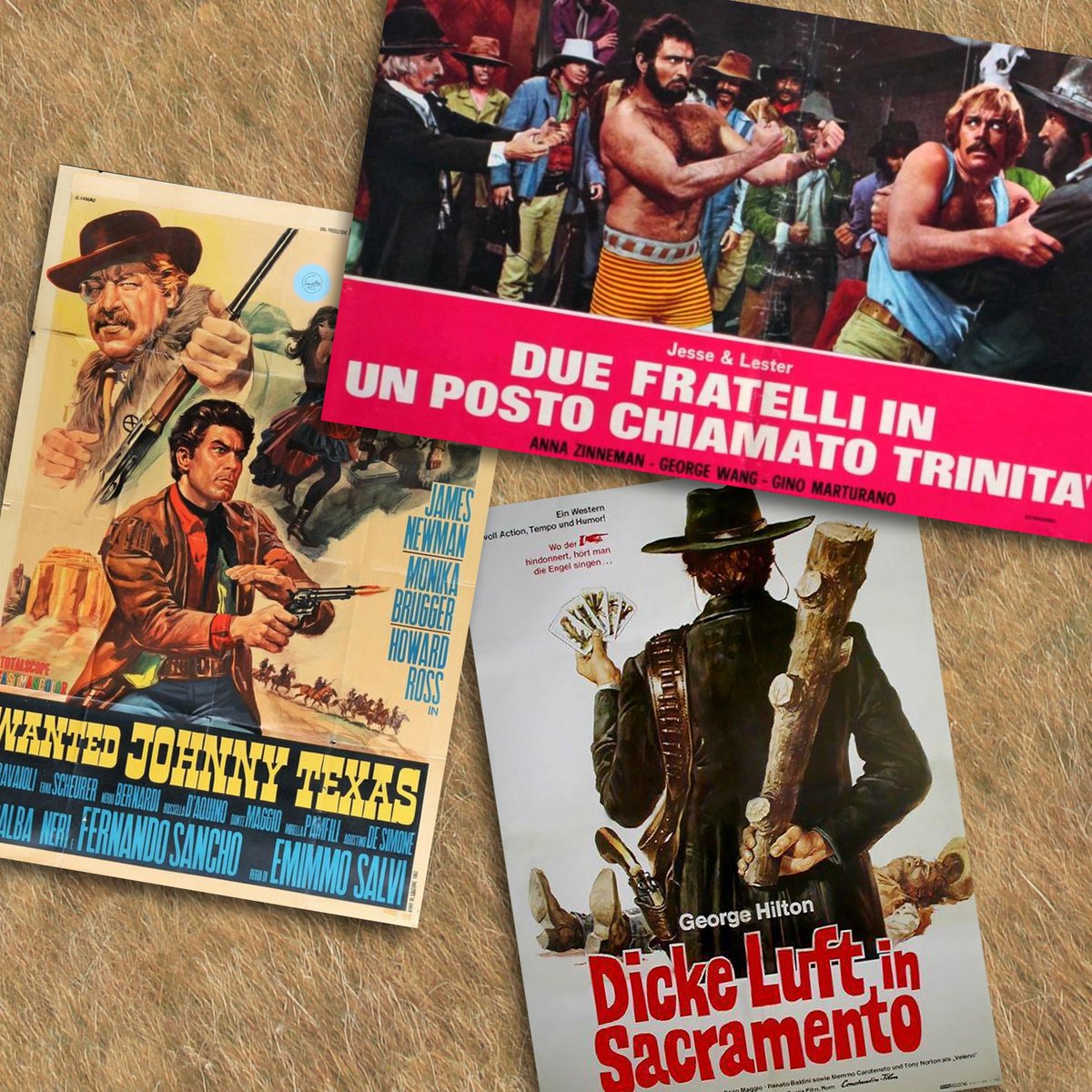 Released on this day: 1967 'Wanted Johnny Texas' starring Willi Colombini & Howard Ross. 1972 'Jesse & Lester, Two Brothers in a place called Trinity' starring Richard Harrison & Anna Zinneman. 1974 'The Crazy Bunch' starring George Hilton. #spaghettiwestern