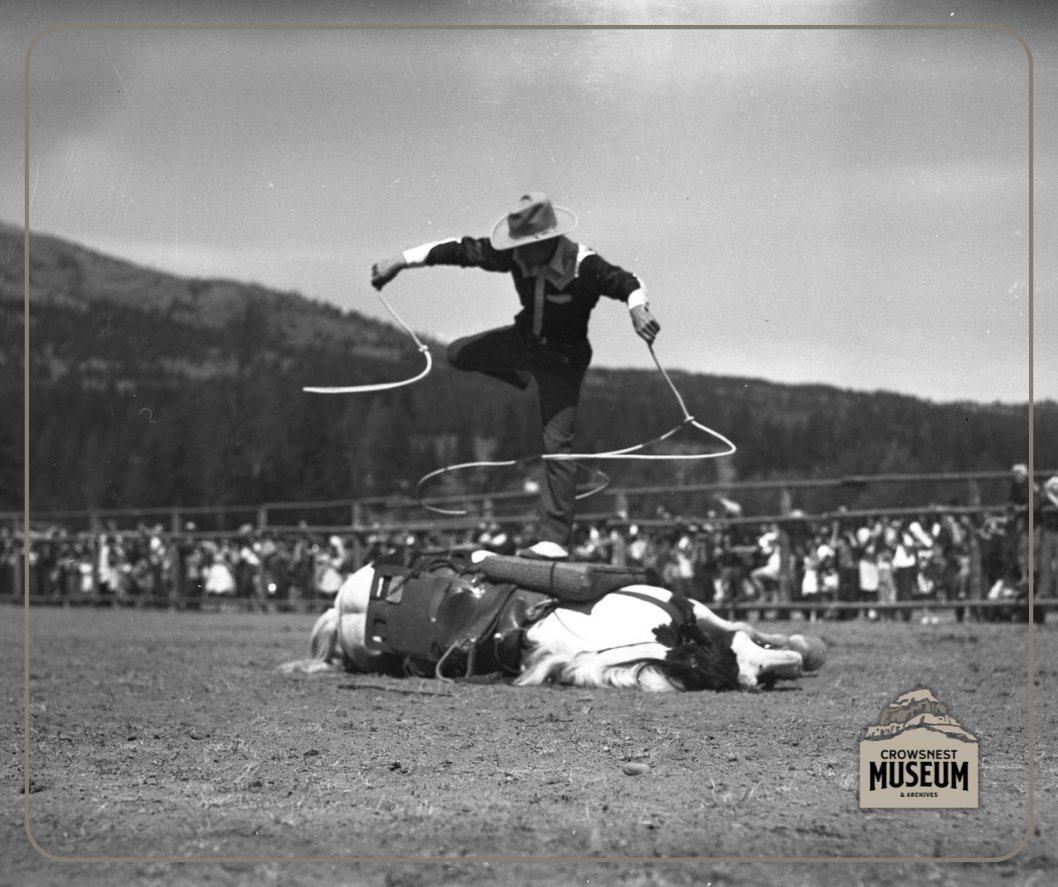 CrowsnestMuseum's tweet photo. Yeehaw!

As prepare to let your inner cowboy (or cowgirl!) loose this weekend at the Kananaskis Pro Rodeo, here is a look back at some vintage photographs of rodeo in the Crowsnest Pass to get you in the spirit.

#rodeo #crowsnestpass #cowboy #cowgirl #kananaskisprorodeo https://t.co/CGmB1ZAqrT