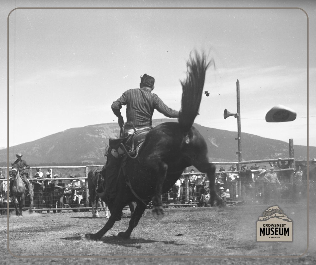 CrowsnestMuseum's tweet photo. Yeehaw!

As prepare to let your inner cowboy (or cowgirl!) loose this weekend at the Kananaskis Pro Rodeo, here is a look back at some vintage photographs of rodeo in the Crowsnest Pass to get you in the spirit.

#rodeo #crowsnestpass #cowboy #cowgirl #kananaskisprorodeo https://t.co/CGmB1ZAqrT