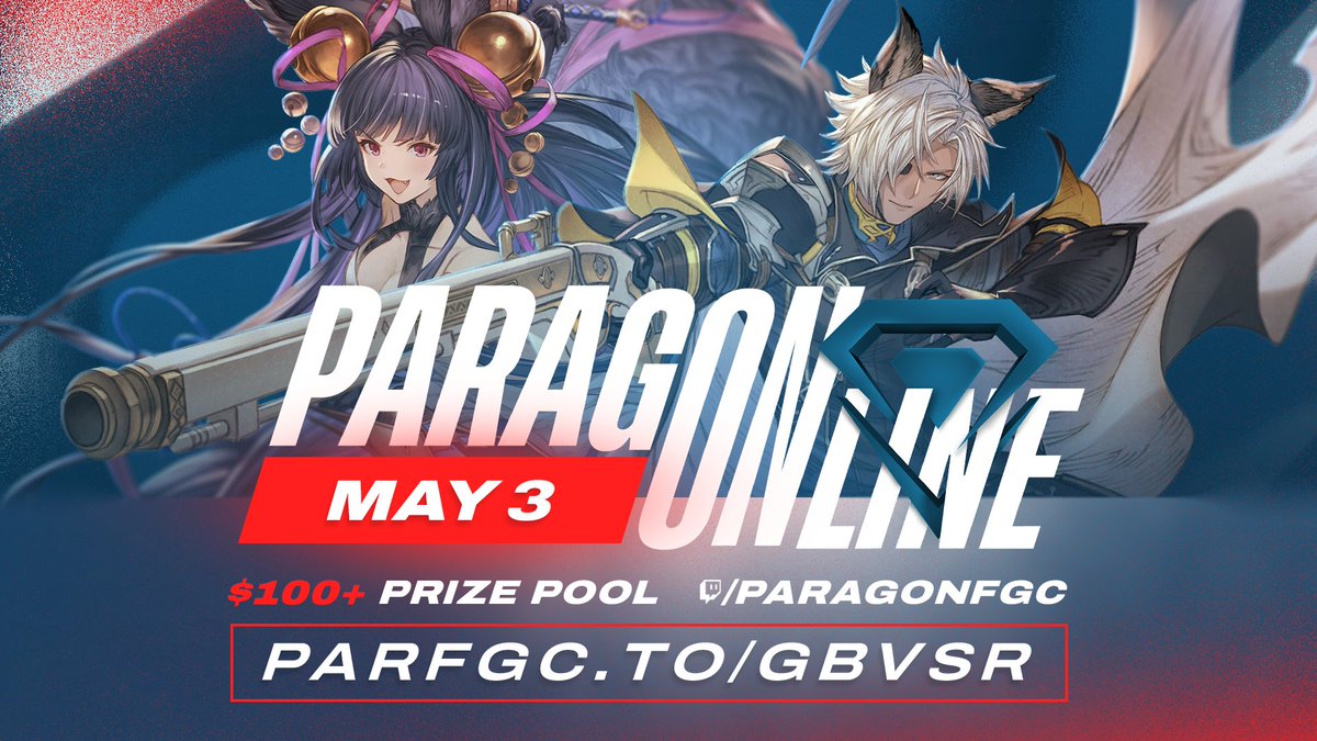 ParagOnline #GBVSR 19: 05/03 Register: start.gg/PARAGONLINE Matcherino: parfgc.to/GBMATCH