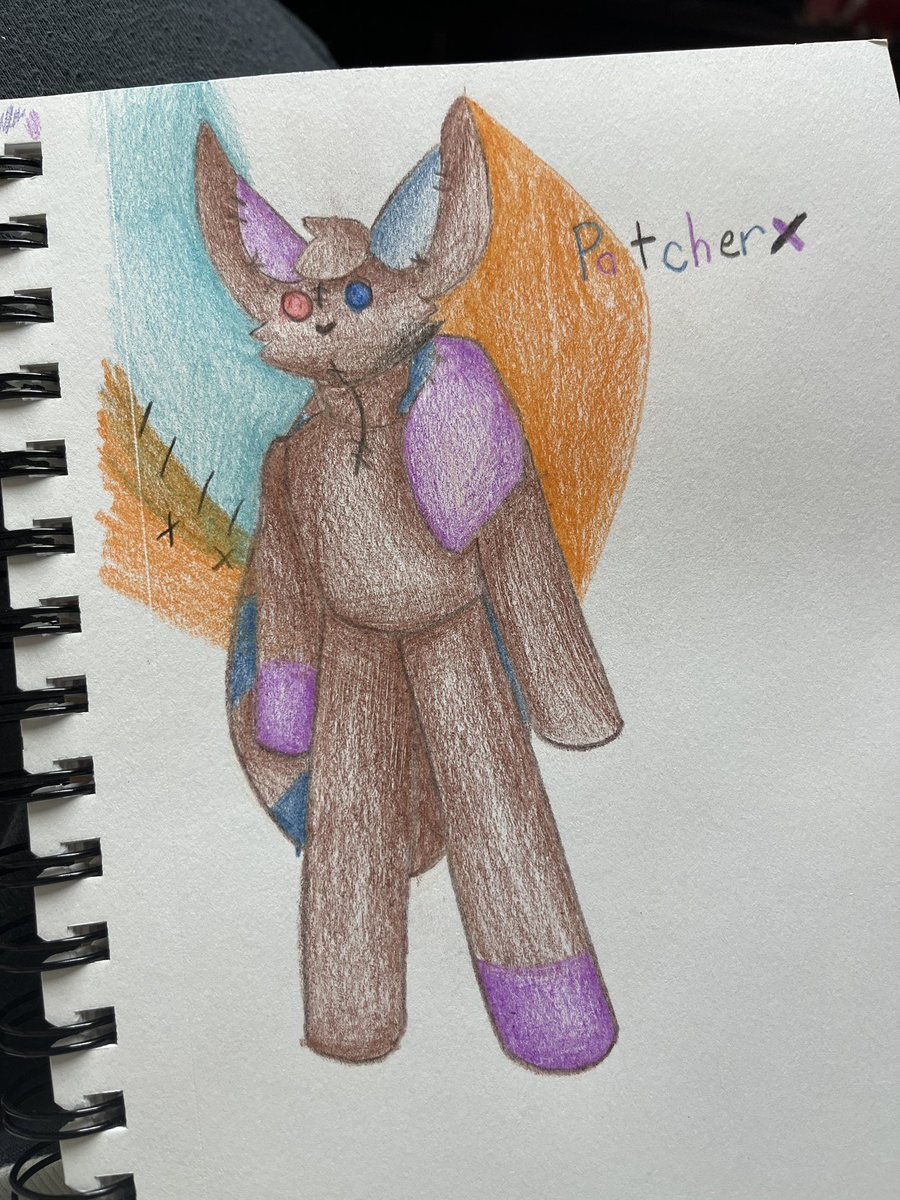 draws_jordan's tweet photo. Soooooo I made a new character. Meet Patcher (they/them) who is a sort of love for my plush style, as well as taking old concepts from my fursona from when I was 15 (current posted for reference) so yay creativity coming back strong!
#art #newcharacter #plush https://t.co/HoyfEG2FU8