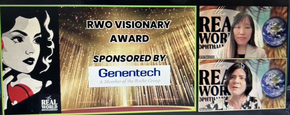 Dr. Tammy Hsu has mastered all aspects of inter-disciplinary medicine throughout her career, and continues to achieve more as a young ophthalmologist! Congrats on being awarded the RWO Visionary Award!