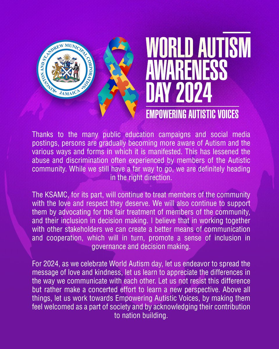 As we observe Autism Awareness Month, let us endeavor to spread the message of love and kindness. Above all things, let us work towards Empowering Autistic Voices, by making them feel welcomed as a part of society and by acknowledging their contribution to nation building.