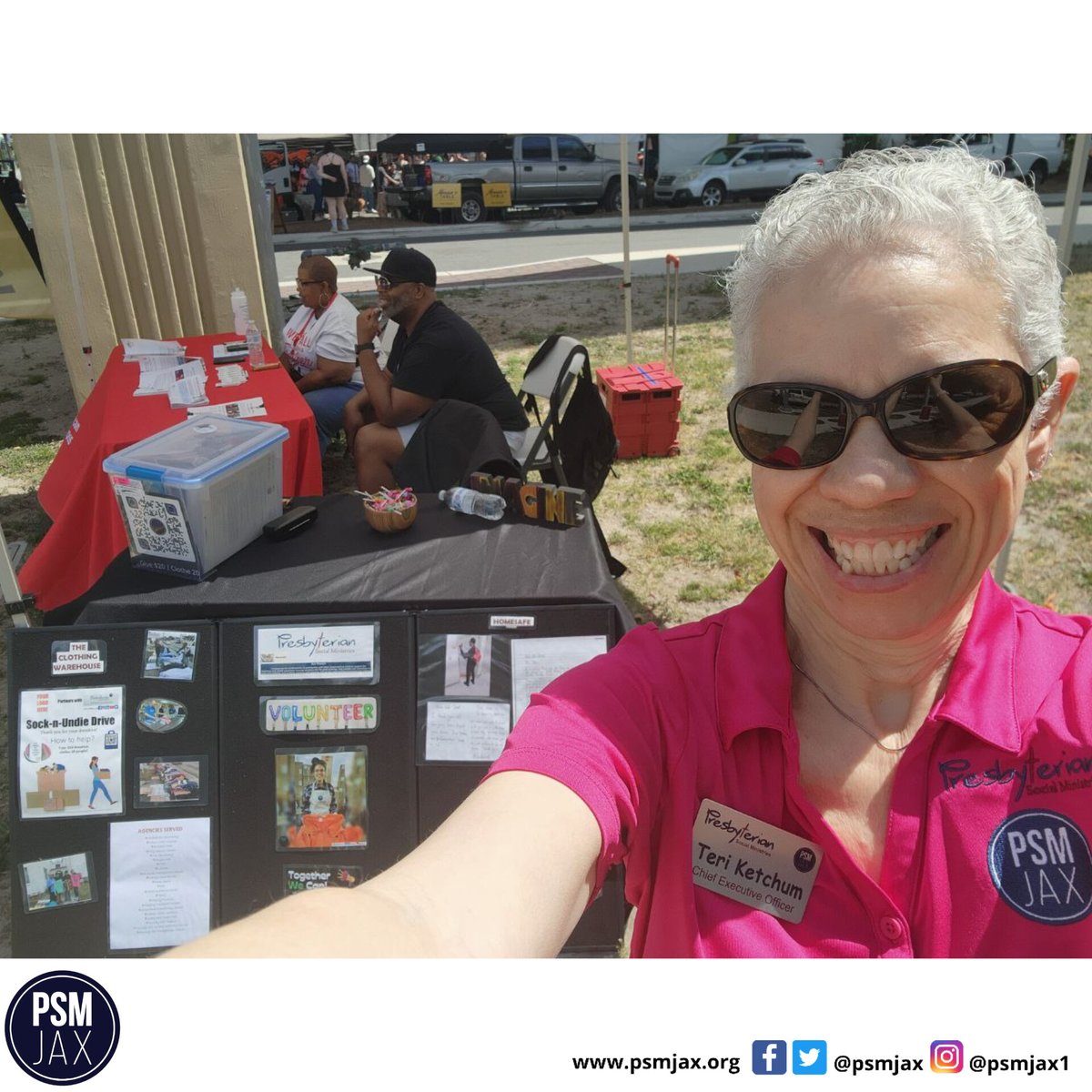 We are at the Riverside Arts Market, so stop by the PSMJax booth and say hello to our CEO, Teri Ketchum. We look forward to seeing you 🤩

#PSMJax #RiversideArtsMarket #Booth #VolunteersWeek #Nonprofit #SayHello