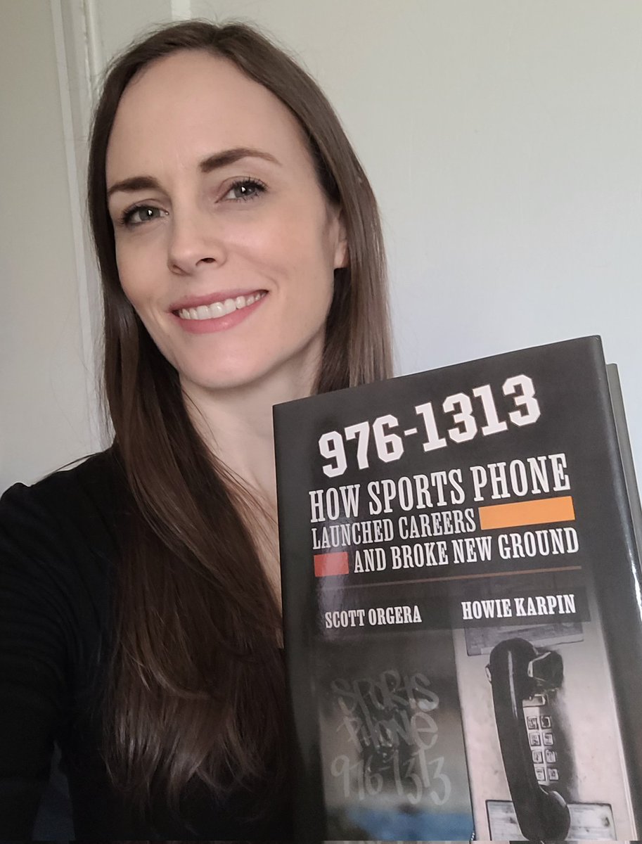 So excited to dig in on '976-1313' by @ScottOrgeraNYC and @howiekarpin! Though it feels quaint to remember sports news in the pre-internet days, the book shows how Sports Phone paved the way for the current sports media landscape. More info: 9761313.com