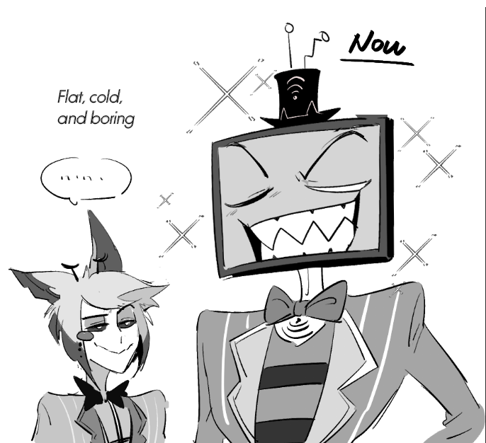 #HazbinHotelFanart #StaticRadio #voxal 
🌡️