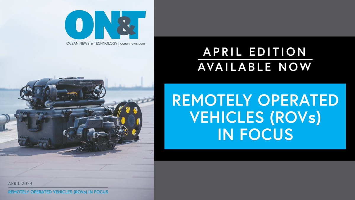 ON&T’s April—Remotely Operated Vehicles (ROVs) In Focus—dives into how #ROV manufacturers and #oceantechnology providers are advancing ROV technology capable of being leveraged for work-, observation-, and inspection-class operations. Read more: digital.oceannews.com/april-2024/pag…