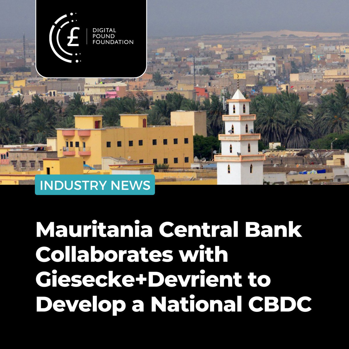 The #CentralBank of #Mauritania has partnered with the security technology company Giesecke+Devrient (G+D) to create and launch a central bank digital currency 👉 buff.ly/3xZKbmt ... #Africa #DigitalCurrency #CBDC #Fintech