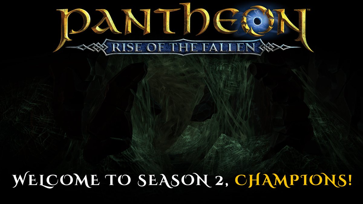 Champions of Terminus, adventure awaits! ☄️ Season 2 is now available to champion pledges and above - go go go! 🕷️ More info on Seasons here: pantheonmmo.com/seasons/ #PantheonMMO | #IndieGame | #MMORPG