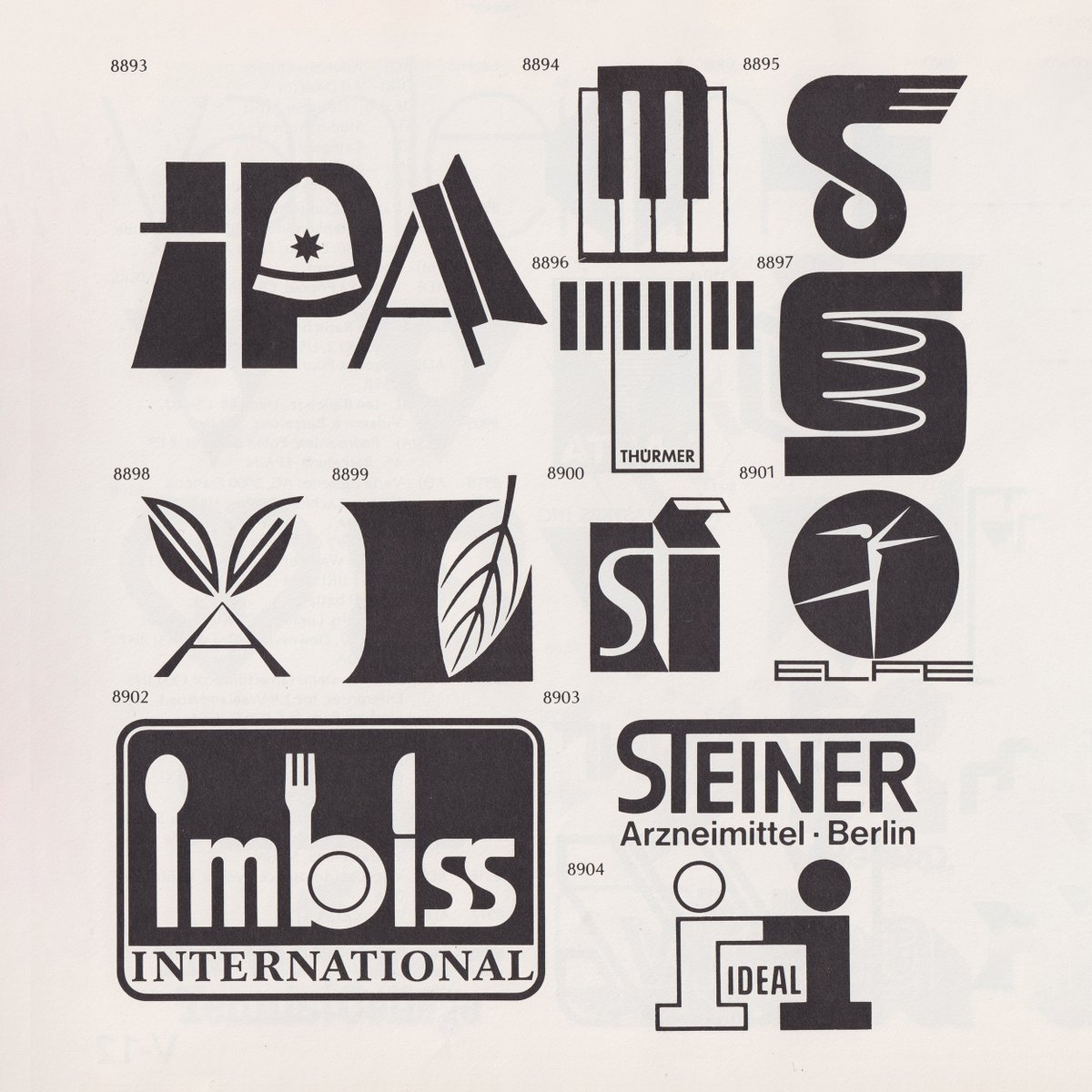 World of Logotypes, Volume 1, Al Cooper. Loving the spring 'S' combo of 8901. 

Discover thousands more modernist logos at logo-archive.org

#logos #design #branding #logodesign #design #designinspiration