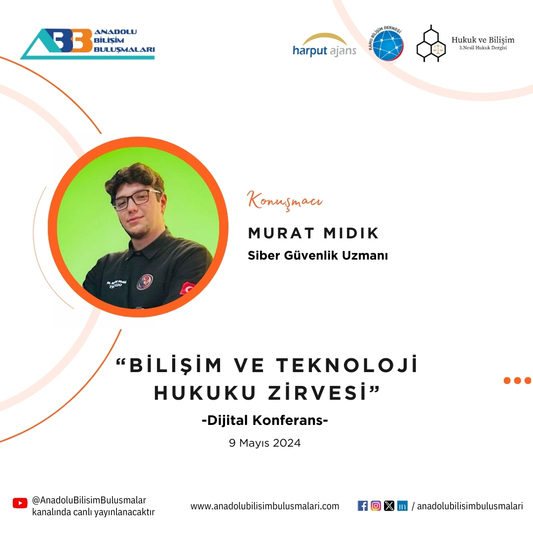 ajansharputt's tweet photo. 📆 9 Mayıs 2024'te Harput Ajansı'nın düzenlediği #bilisimveteknolojihukuku için hazır mısınız? Dijital konferansımız, sektörün önde gelen isimlerini ağırlayacak! Kaçırmayın! #harputajans 🚀 https://t.co/wKoJEPZyyD