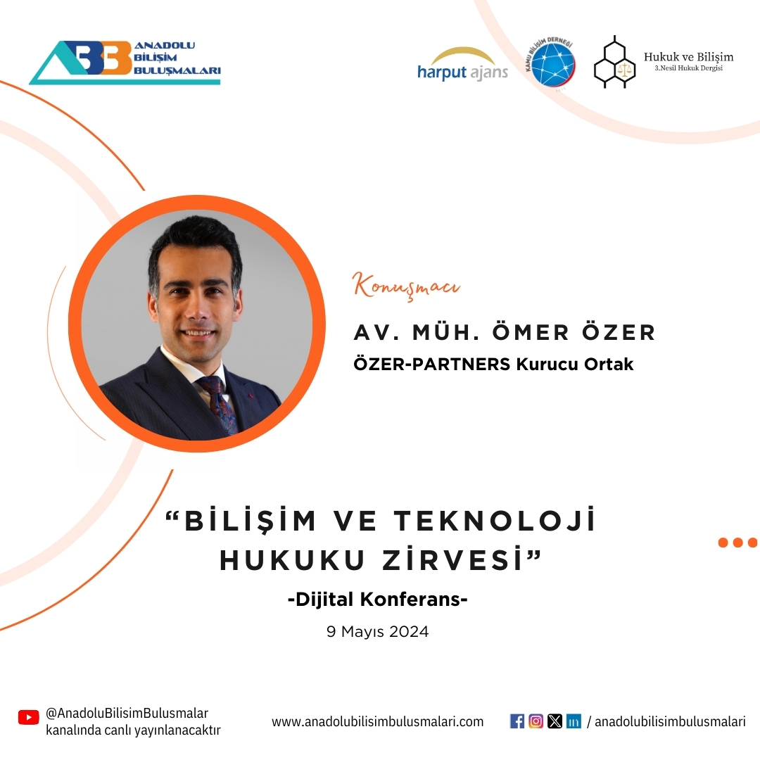 ajansharputt's tweet photo. 📆 9 Mayıs 2024'te Harput Ajansı'nın düzenlediği #bilisimveteknolojihukuku için hazır mısınız? Dijital konferansımız, sektörün önde gelen isimlerini ağırlayacak! Kaçırmayın! #harputajans 🚀 https://t.co/wKoJEPZyyD