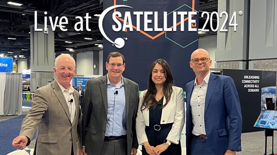 KratosDefense's tweet image. Curious about the integration of #satellite and ground systems? This #ConstellationsPodcast was recorded live at Satellite 2024, and features an outstanding panel of industry experts on all things #softwarization. 

Listen now: tinyurl.com/mr3n3ajb