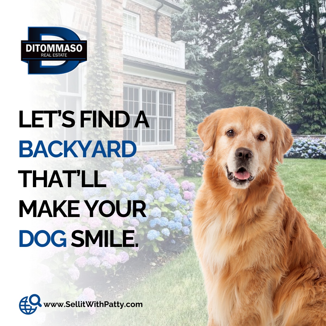 Looking for a backyard that will make your furry best friend jump for joy? Let's find a home where every family member, including your four-legged ones,🐾 can thrive and smile! 🏡🌳 

#PetFriendlyHomes #DogLovers #BackyardParadise #FamilyHome #SellWithPatty #NewYorkRealEstate ...