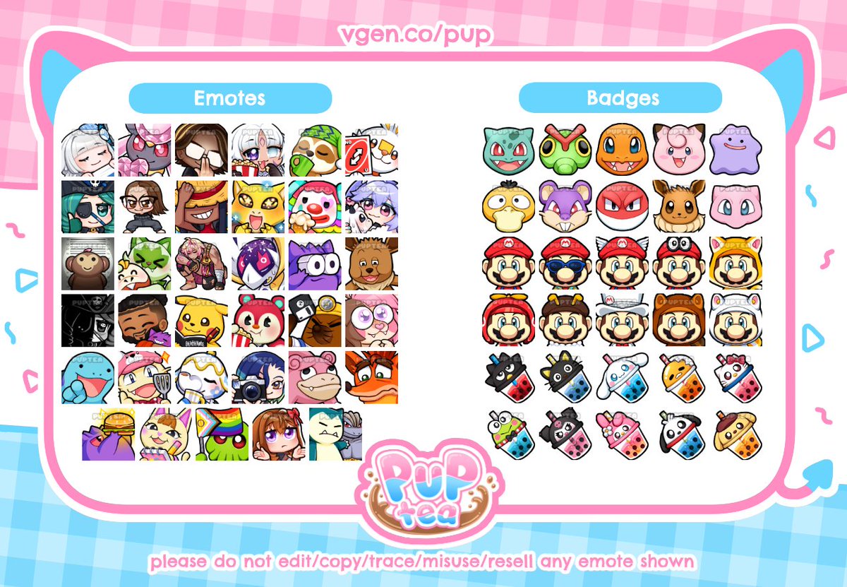 PupTea 🍧 Emote Artist 🍧 tweet media
